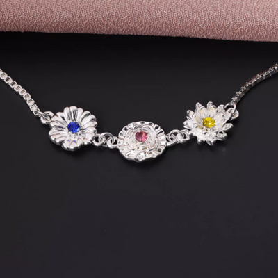 Gepersonaliseerde Geboortebloem Armband